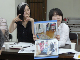 人文学部学生による板宿本通商店街「夜店まつり」への参加