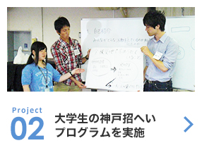 Project2:大学生の神戸招へいプログラムを実施