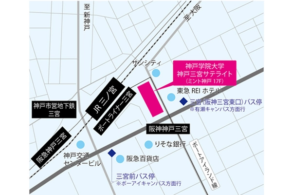 Kobe Sannnomiya Satellite map.jpg