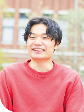 総合リハビリテーション学部 社会リハビリテーション学科 4年次生 萩原 武蔵さん(兵庫・伊丹市立伊丹高等学校 出身)
