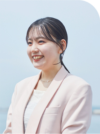 栄養学部 栄養学科 管理栄養学専攻 4年次生 岡田 つばささん(滋賀・県立守山高等学校 出身)