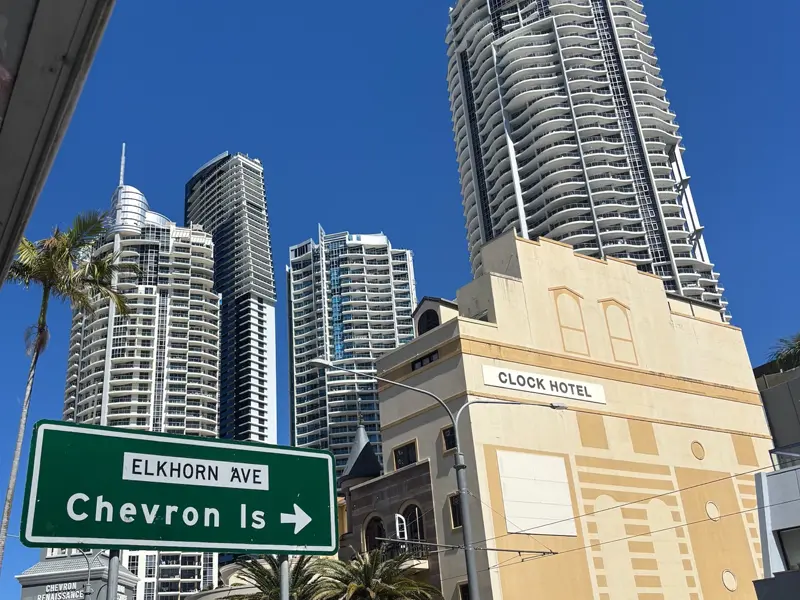 ブリスベン中心地の街並み