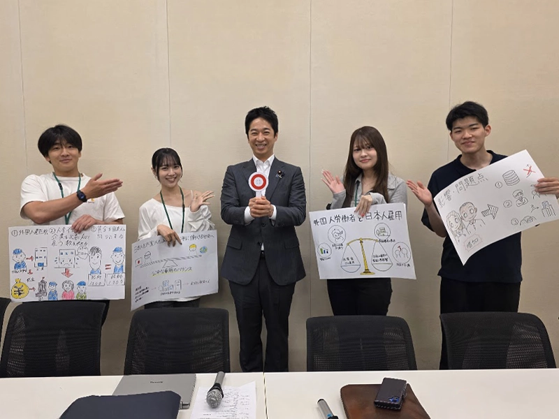 藤田文武議員と「移民・外国人労働」プレゼンチーム