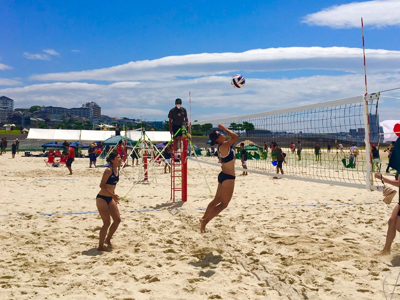 全日本ビーチバレーボールU-23大会で出口・溝端ペアが優勝しました