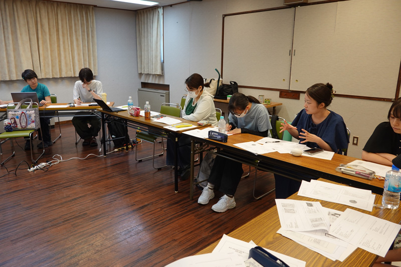 ゼミ生同士の質疑応答