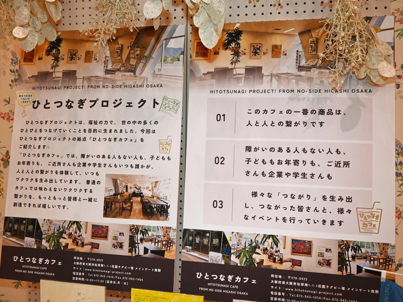「ひとつなぎプロジェクト」の説明パネル