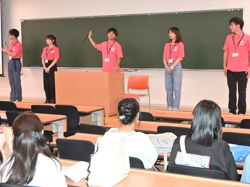 在学生による“ホンネ”トークが好評