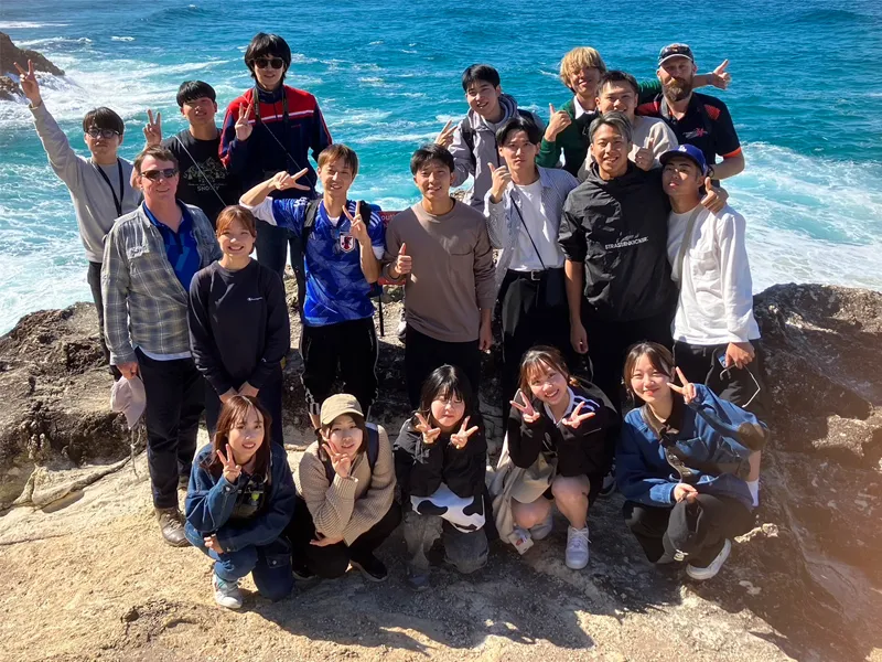 海外研修でオーストラリアを訪れた学生たち