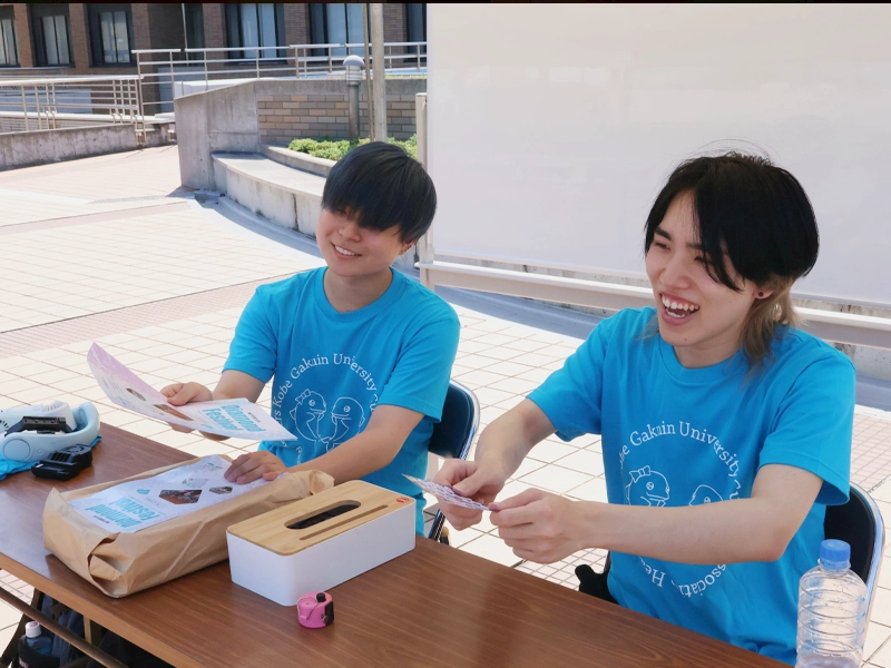運営を担った文化会本部の学生