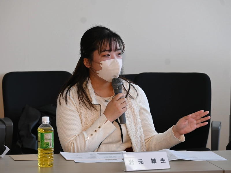 ②薬学部の岩元結生さん