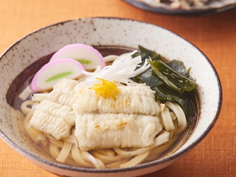 レシピを考案した「絶品ハモうどん」