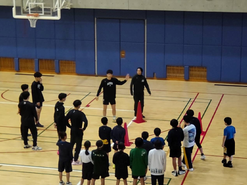 開催したバスケットボール教室