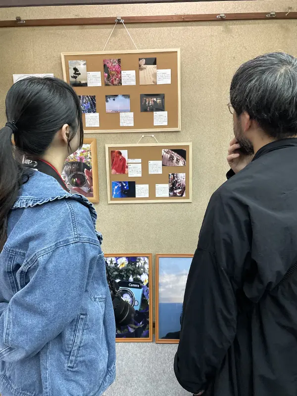 プロの写真家に作品の講評をいただき、感激