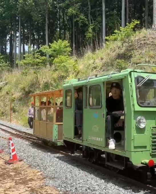 運行開始した森林鉄道