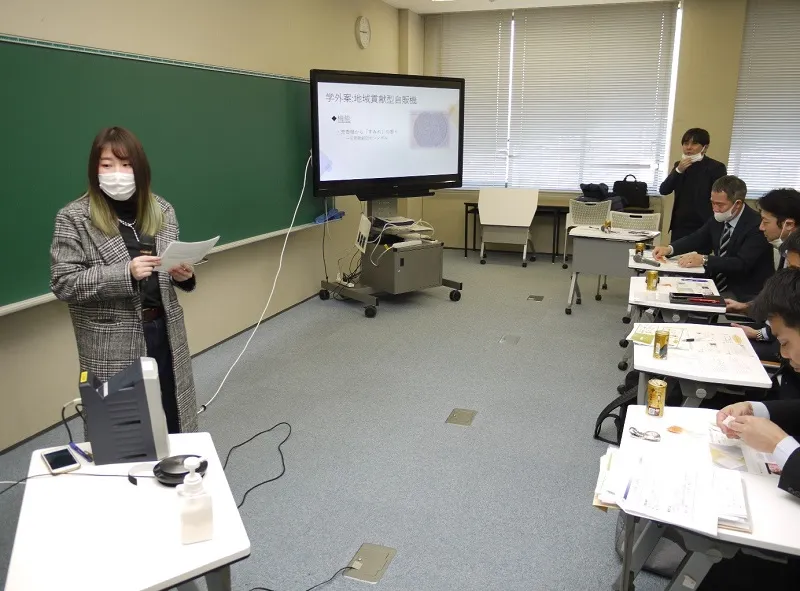 チャレンジ賞に決まったC班の発表