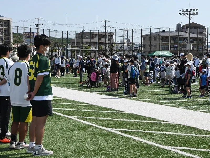 好天に恵まれ、にぎわったスポーツ体験会