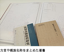 方言や親族名称をまとめた著書