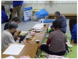 写真2:編み物会(第5集会所) ①