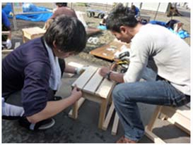 写真22:木工プロジェクト・作成