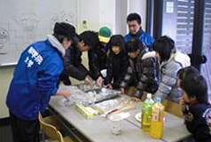 朝食（おにぎり）作り