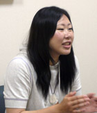 法学部　法律学科　4年次生　チアリーダー部　木藤　優衣　部長