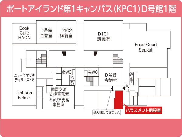 ポートアイランドキャンパス　B号館4階