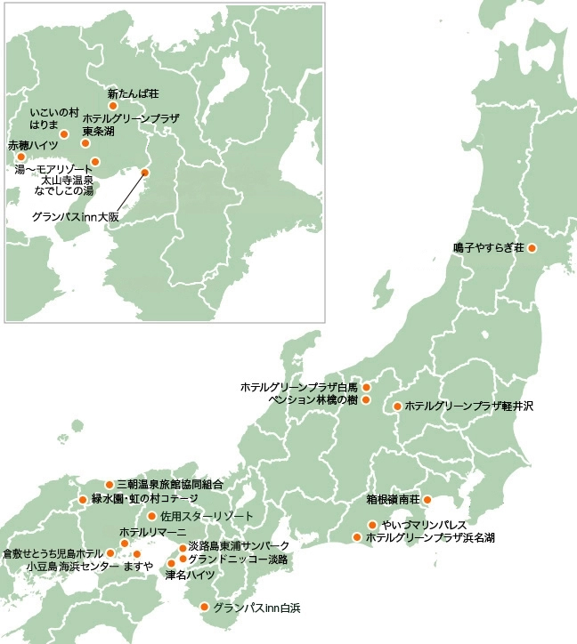 学外厚生施設地図