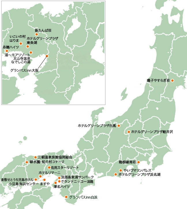 学外厚生施設地図