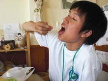 取材担当:学生スタッフ広報班 横田侑佳(人文学部)